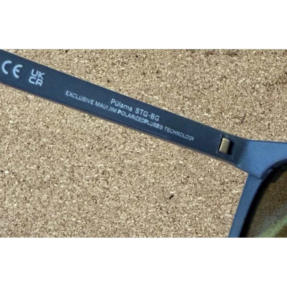 Maui Jim Pulama HT618‑14 Matte Dark Gray Polarized Glass‎ NWB
